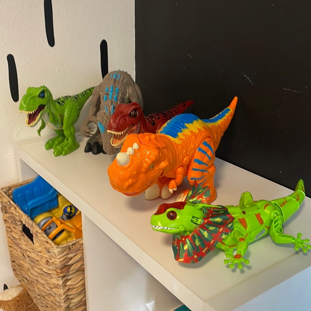 Robotic dinosaurs bundle x5